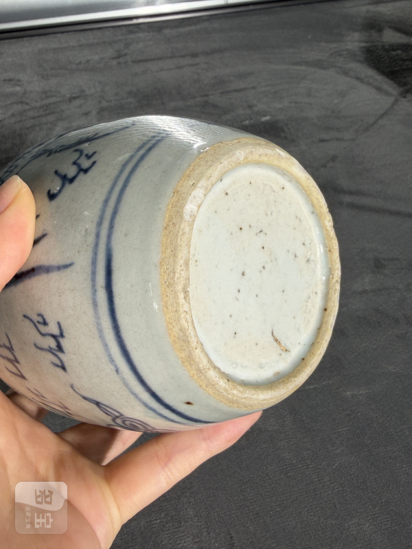 清雍正青花凤纹小罐 - 图8
